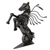 Upcycled metal auto part sculpture, 'Iron Horse' - Upcycled Metal Motorcycle Horse Sculpture from Mexico (image 2a) thumbail