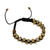 Amber beaded macrame bracelet, 'Beads of Desire' - Natural Amber Beaded Macrame Bracelet from Mexico thumbail