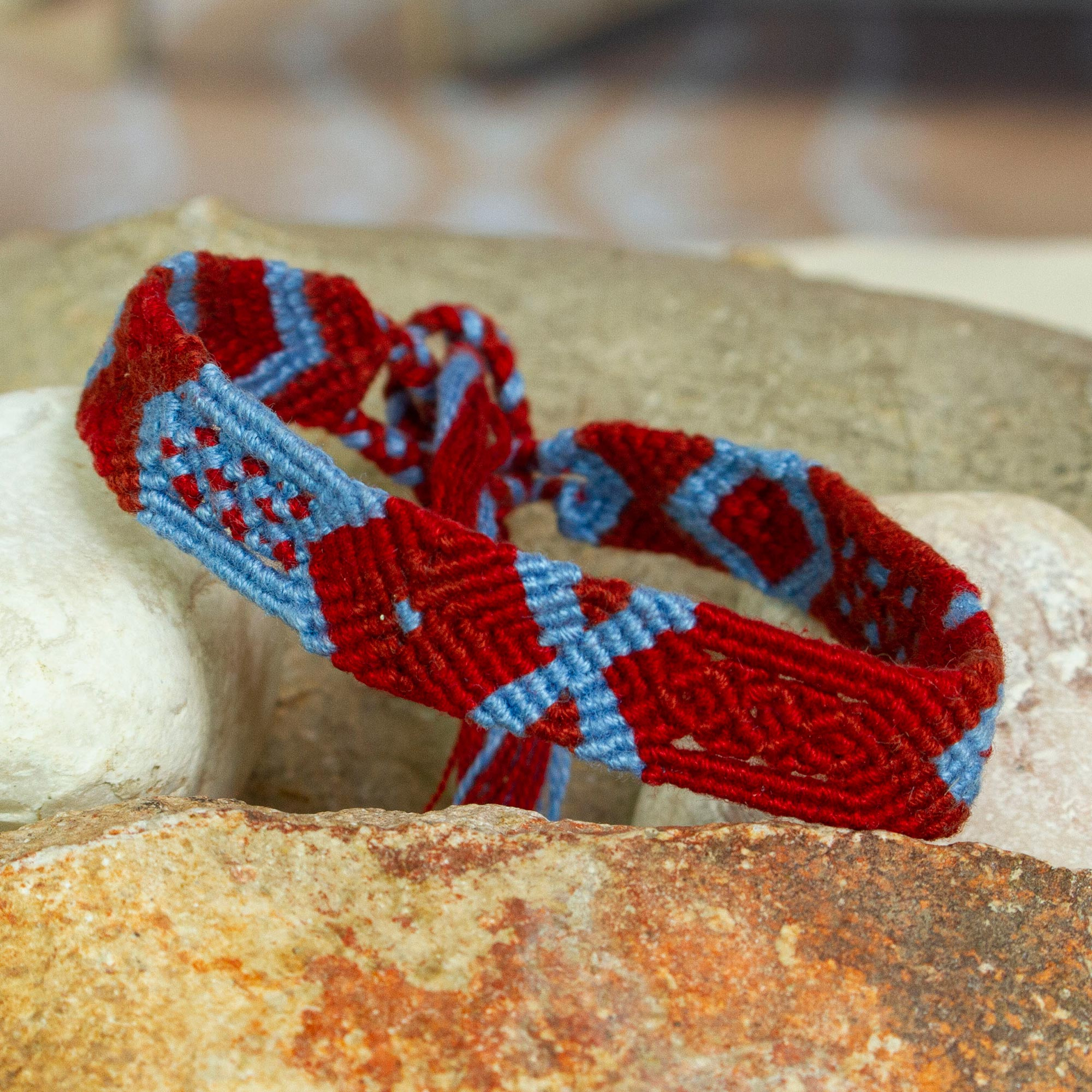 Waves Friendship Bracelet - Mayan Hands