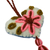 Cotton-embroidered wool ornaments, 'Lush Flowers' (set of 4) - Colorful Cotton and Wool Ornaments from Mexico (Set of 4) (image 2c) thumbail