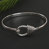 Sterling silver bangle bracelet, Creative Gleam