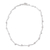 Sterling silver link necklace, 'Radiant Buds' - Gleaming Sterling Silver Link Necklace from Mexico (image 2a) thumbail