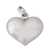 Sterling silver pendant, 'Heart and Purity' - Heart-Shaped Sterling Silver Pendant from Mexico (image 2a) thumbail