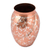 Silver accented copper vase, 'Twisting Branches' - Floral Silver Plated Copper Vase from Mexico (image 2c) thumbail