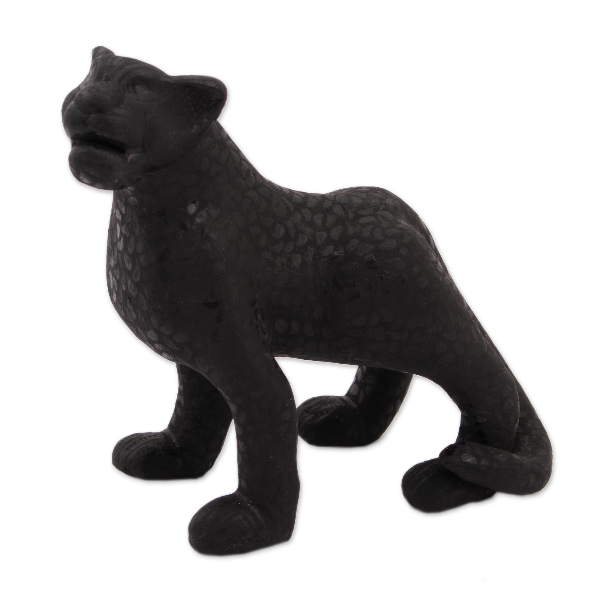 porcelain jaguar figurine