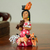 Ceramic sculpture, 'Woman with Dogs' - Hand-Painted Ceramic Sculpture of a Woman with Dogs (image 2) thumbail