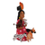 Ceramic sculpture, 'Woman with Dogs' - Hand-Painted Ceramic Sculpture of a Woman with Dogs (image 2c) thumbail
