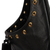 Leather shoulder bag, 'Relaxed Chic in Black' - Handcrafted Black Leather Hobo-Style Boho Chic Shoulder Bag (image 2b) thumbail