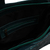 Leather handbag, 'Lush Impressions in Teal' - Handcrafted Forest Green Embossed Leather Handle Handbag (image 2f) thumbail