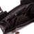 Leather handbag, 'Lush Impressions in Black' - Handcrafted Black Embossed Leather Handbag from Mexico