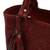 Leather handbag, 'Garden Impressions in Russet' - Handcrafted Russet Floral Motif Embossed Leather Handbag (image 2e) thumbail