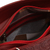 Leather handbag, 'Garden Impressions in Russet' - Handcrafted Russet Floral Motif Embossed Leather Handbag (image 2f) thumbail