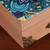 Decoupage wood decorative box, 'Cosmic Mandala' - Mandala Motif Decoupage Wood Decorative Box from Mexico (image 2d) thumbail