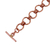 Copper link bracelet, 'Antique Rings' - Handmade Copper Link Bracelet from Mexico (image 2c) thumbail