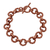 Copper link bracelet, 'Rope Bonds' - Rope Pattern Copper Link Bracelet from Mexico (image 2a) thumbail