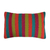 Zapotec wool cushion cover, 'Stripes of the Rainbow' - Rainbow Striped Handwoven Wool Cushion Cover from Mexico