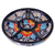 Ceramic appetizer bowls, 'Raining Flowers' (7 piece) - Talavera Style Appetizer Bowl Set from Mexico (7 Piece) (image 2a) thumbail