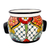 Ceramic vase, 'Floral Michoacan' - Colorful Talavera-Style Vase Crafted in Mexico