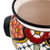 Jarrón de ceramica - Colorido florero estilo talavera hecho a mano en México