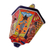 Ceramic wall sconce, 'Cosmic Floral' - Hand-Painted Talavera Ceramic Wall Sconce from Mexico (image 2b) thumbail