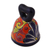 Ceramic bell, 'Ringing Talavera' - Hand-Painted Talavera-Style Ceramic Bell from Mexico