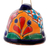 Adornos de cerámica, (par) - Adornos de cerámica estilo talavera en forma de campana (par)