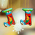 Ceramic ornaments, 'Talavera Stockings' (set of 4) - Talavera-Style Ceramic Stocking Ornaments (Set of 4) thumbail