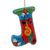 Ceramic ornaments, 'Talavera Stockings' (set of 4) - Talavera-Style Ceramic Stocking Ornaments (Set of 4)