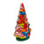 Ceramic lantern, 'Christmas Glow' - Christmas Tree Talavera Ceramic Lantern from Mexico (image 2f) thumbail