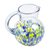 Recycled glass pitcher, 'Tropical Confetti' - Colorful Recycled Glass Pitcher Crafted in Mexico (image 2a) thumbail