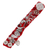 Glass beaded charm bracelet, 'Passionate Blessing' - Glass Beaded Charm Bracelet in Crimson from Mexico (image 2d) thumbail