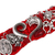 Glass beaded charm bracelet, 'Passionate Blessing' - Glass Beaded Charm Bracelet in Crimson from Mexico (image 2e) thumbail