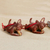 Ceramic ornaments, 'Hungry Dogs' (pair) - Pre-Hispanic Ceramic Dog Ornaments from Mexico (Pair) (image 2b) thumbail