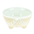 Ceramic pinch bowl, 'Snow White Designs' - Hand-Painted White Ceramic Pinch Bowl (image 2a) thumbail