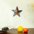 Ceramic wall sculpture, 'Talavera Star' - Hand-Painted Talavera-Style Ceramic Star Wall Sculpture (image 2j) thumbail