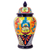 Ceramic urn, 'Mediterranean Beauty' - Talavera-Style Ceramic Ginger Jar Vase from Mexico (image 2a) thumbail