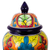 Ceramic urn, 'Mediterranean Beauty' - Talavera-Style Ceramic Ginger Jar Vase from Mexico (image 2c) thumbail