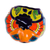 Ceramic candle holder, 'Floral Halloween' - Ceramic Jack-O-Lantern Candle Holder from Mexico (image 2d) thumbail