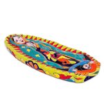 Ceramic wall sculpture, 'Talavera Guadalupe in Green' - Mother Mary Talavera-Style Ceramic Wall Sculpture