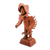 Ceramic sculpture, 'Eagle Warrior' - Handcrafted Ceramic Sculpture of an Aztec Warrior (image 2b) thumbail