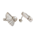 Cultured pearl drop earrings, 'Graceful Fans' - Fan-Shaped Cultured Pearl Drop Earrings from Mexico (image 2c) thumbail