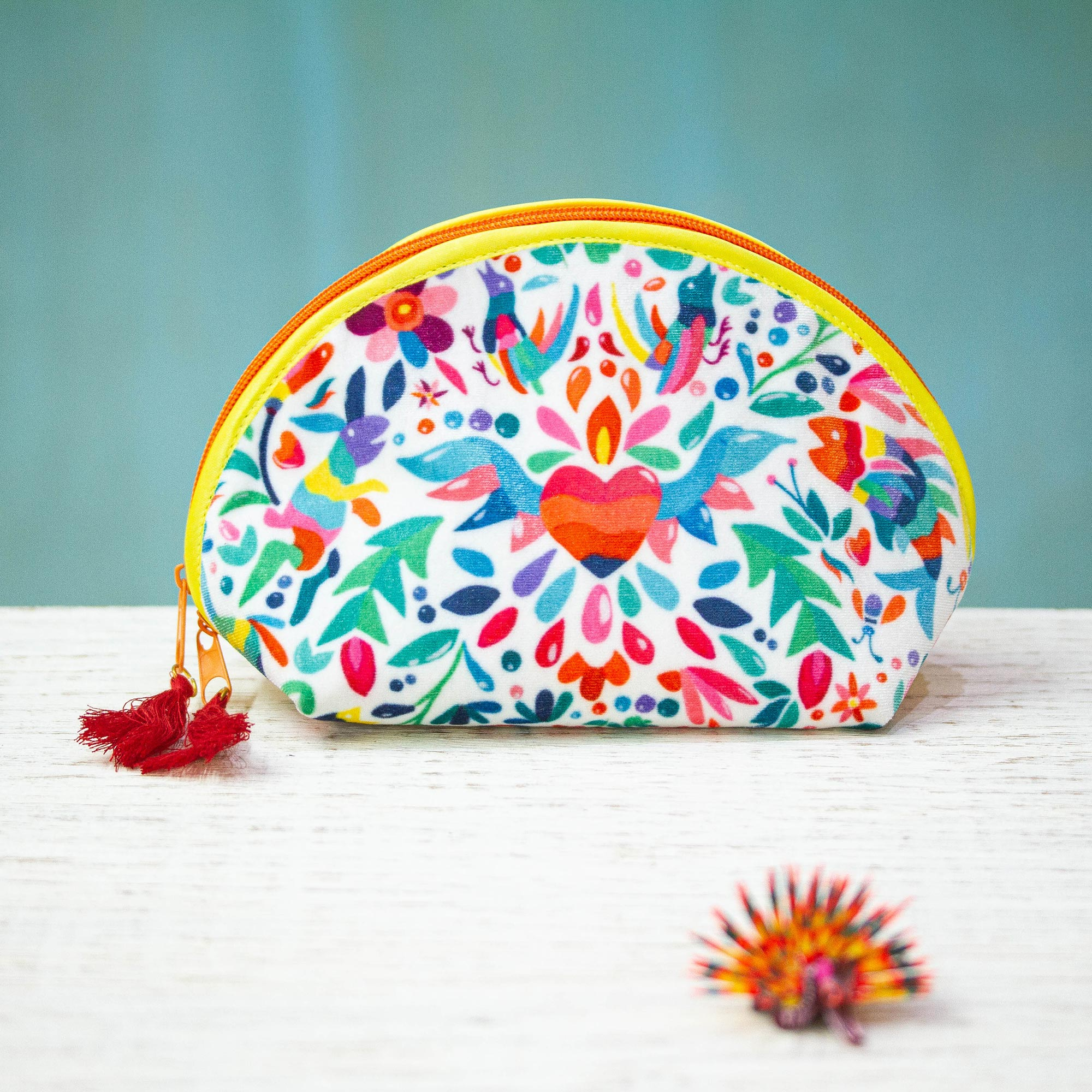 Otomi Embroidery Makeup Case, Shop Now