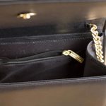 Cotton accent leather sling, 'White Flowers' - Leather and Cotton Accent Sling with White Floral Embroidery