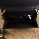 Cotton accent leather sling, 'White Flowers' - Leather and Cotton Accent Sling with White Floral Embroidery