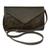 Leather handbag, 'Historic Floral in Moss' - Floral Pattern Leather Handbag in Moss from Mexico
