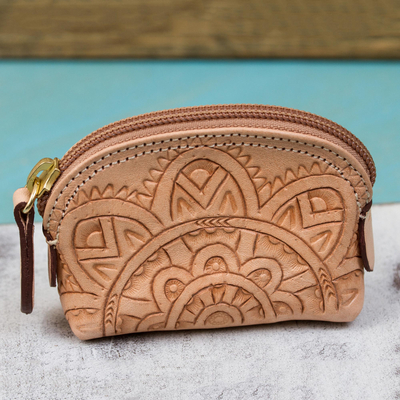 Genuine Leather Wallets For Men Credit Card Holder Coin Purse Zipper Pocket  Bag | eBay