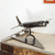 Recycled metal auto part sculpture, 'Airline' - Recycled Metal Auto Part Jet Sculpture from Mexico (image 2) thumbail