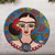 Arte de pared de cerámica - Arte mural de cerámica con temática de Frida elaborado en México