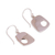 Silver dangle earrings, 'Abstract Idea' - Modern 950 Silver Dangle Earrings from Mexico (image 2c) thumbail