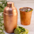 Copper cocktail shaker, 'Chic Mixologist' - Hammered Copper Cocktail Shaker from Mexico thumbail